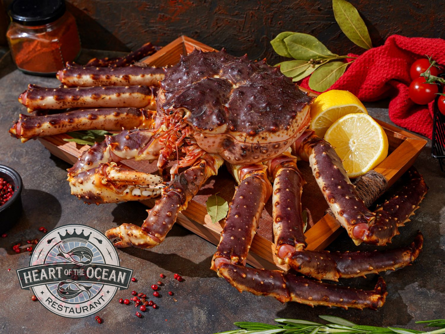 Живой Камчатский Дальневосточный краб (крупный)